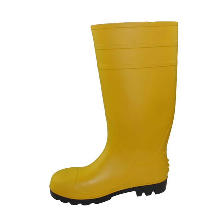Top quality personal protective equipment mens outdoor working PVC gumboot PVC rain boots