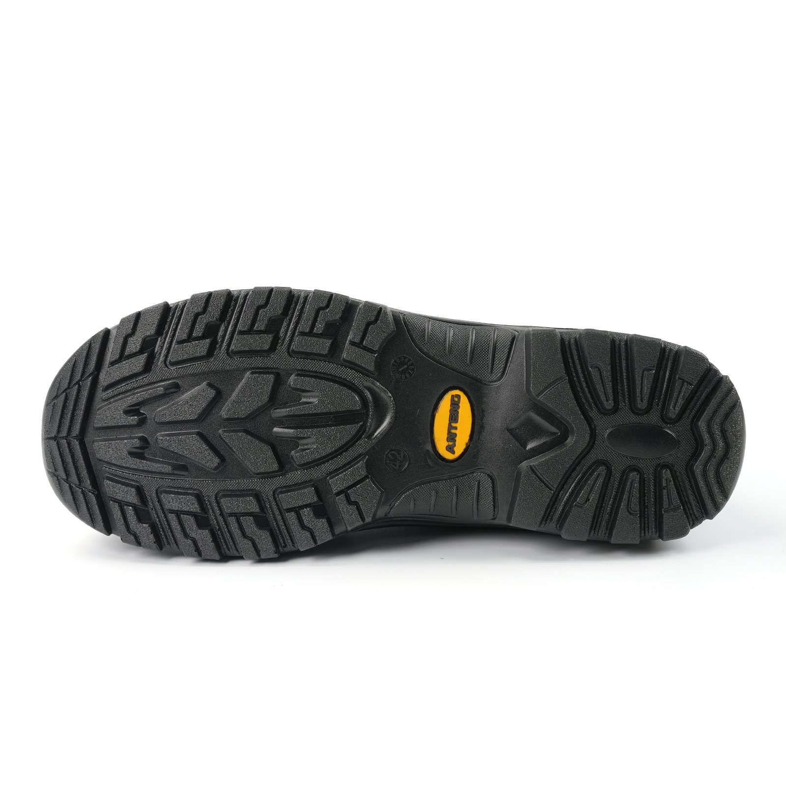 ANTENG S1P Standard Construction Work Boots Comfortable Steel Toe Safety Shoes with Anti-Static Feature Breathable Mesh Lining