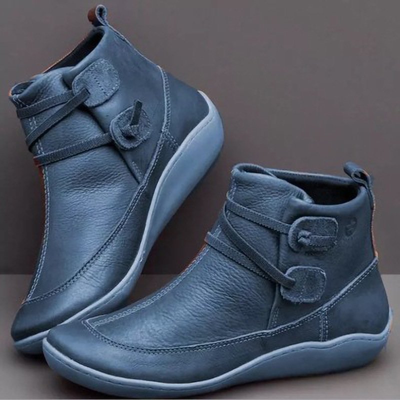 Autumn And Spring Boots For Women Lace-up Ankle Women's Shoes Fashion And Comfortable Boots For Women