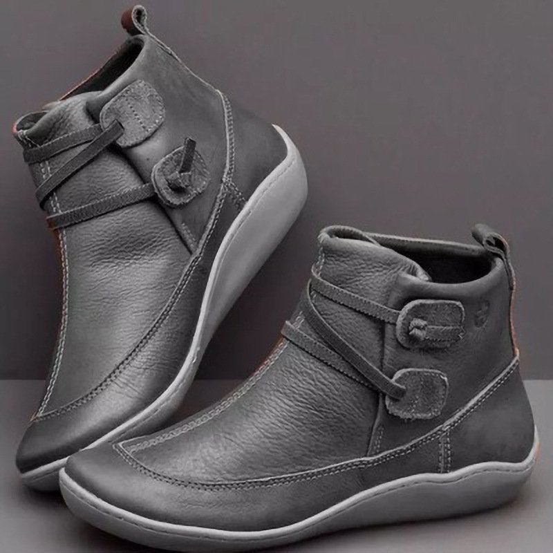 Autumn And Spring Boots For Women Lace-up Ankle Women's Shoes Fashion And Comfortable Boots For Women
