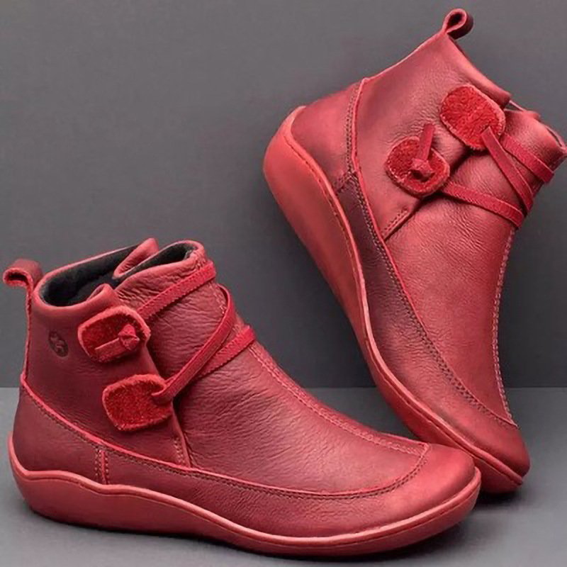 Autumn And Spring Boots For Women Lace-up Ankle Women's Shoes Fashion And Comfortable Boots For Women