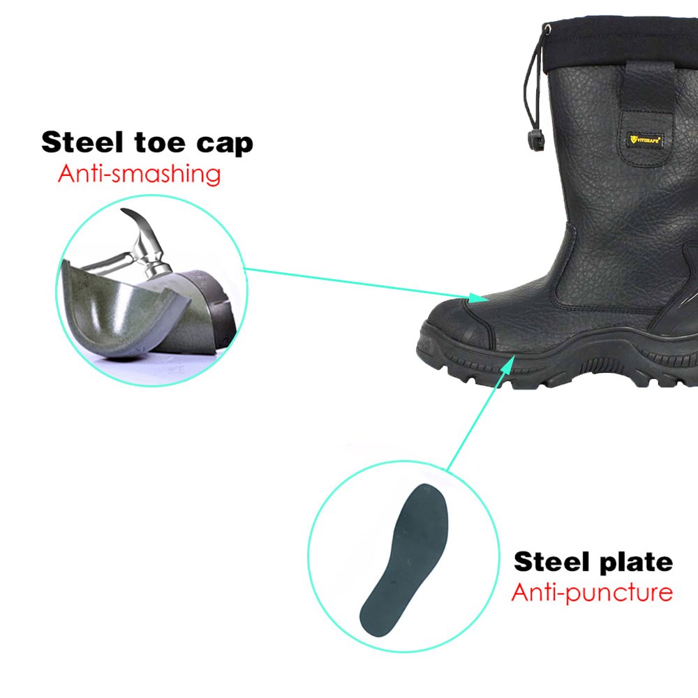 Wholesale Custom Waterproof Woodland Forest Steel Toe Men Work Boots Safety Shoes S3