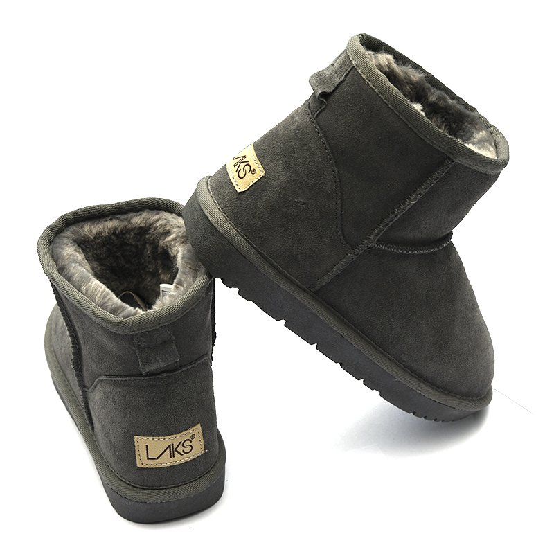 lowest price high quality classical lady shoes sheepskin suede wool fur snow boots