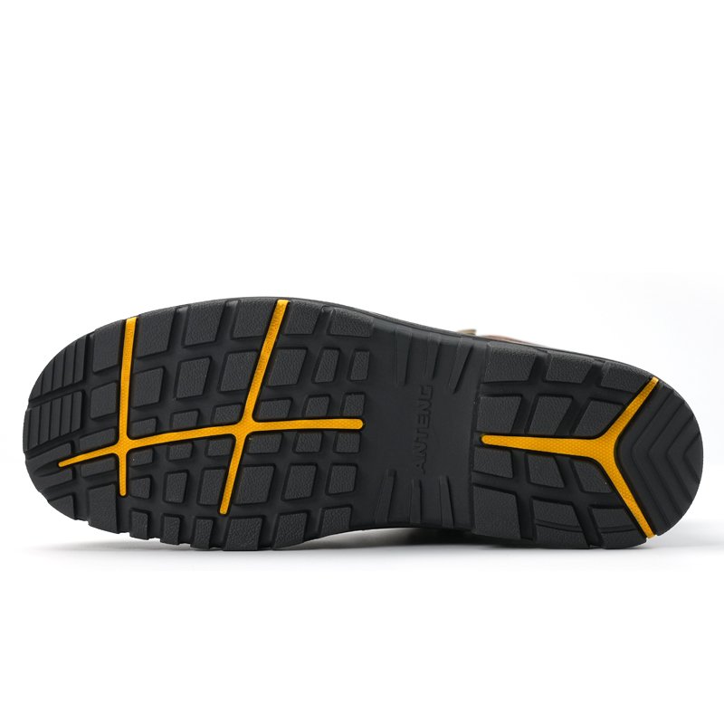 Men's Comfortable Steel Toe Safety Work Boots Industrial Leather Safety Shoes with Work Protection