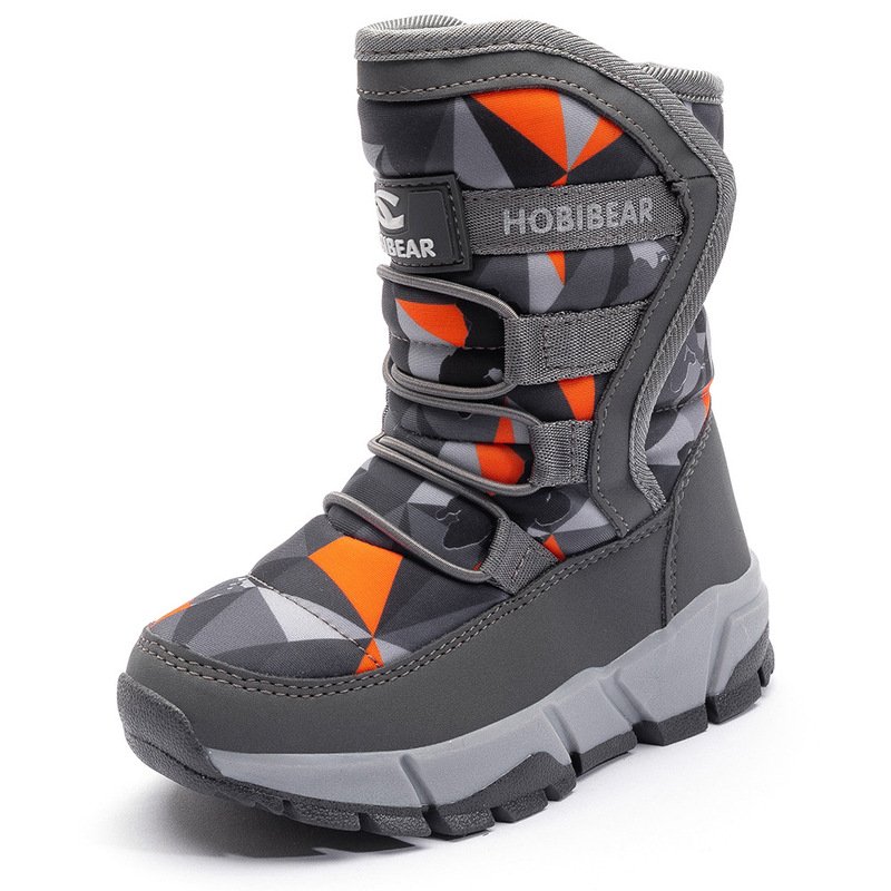 Wholesale Winter Children Boots kids Snow Boots For Boys Sneakers Girls Casual Sport Shoes Fashion Waterproof Warm Cotton Shoes