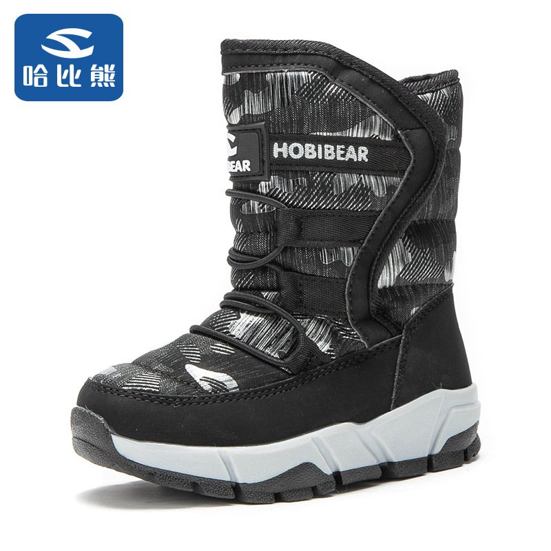 Wholesale Winter Children Boots kids Snow Boots For Boys Sneakers Girls Casual Sport Shoes Fashion Waterproof Warm Cotton Shoes