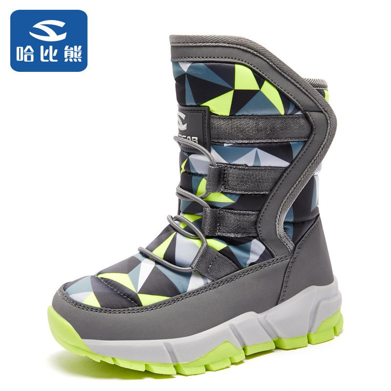 Wholesale Winter Children Boots kids Snow Boots For Boys Sneakers Girls Casual Sport Shoes Fashion Waterproof Warm Cotton Shoes