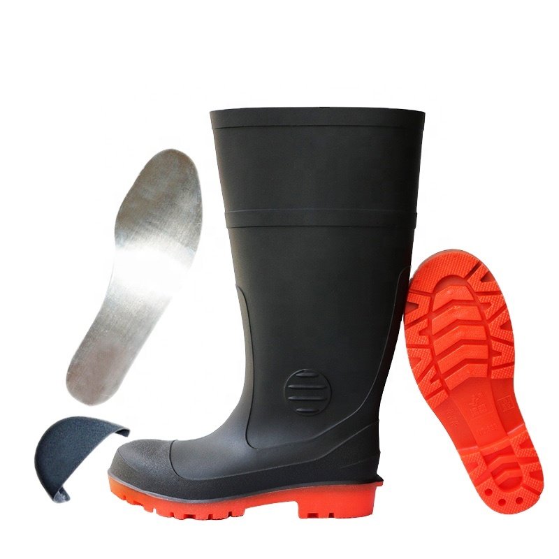 CE Certified Safety Boots with Steel Toe and Steel Sole - Customizablle Color and Logo Options