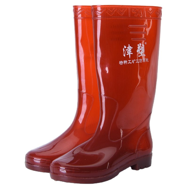 High quality Profession Wholesale Outdoor Work gumboots Antistatic Chemical Resistant PVC Safety Waterproof Boots