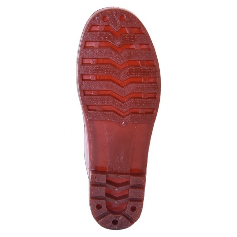 High quality Profession Wholesale Outdoor Work gumboots Antistatic Chemical Resistant PVC Safety Waterproof Boots