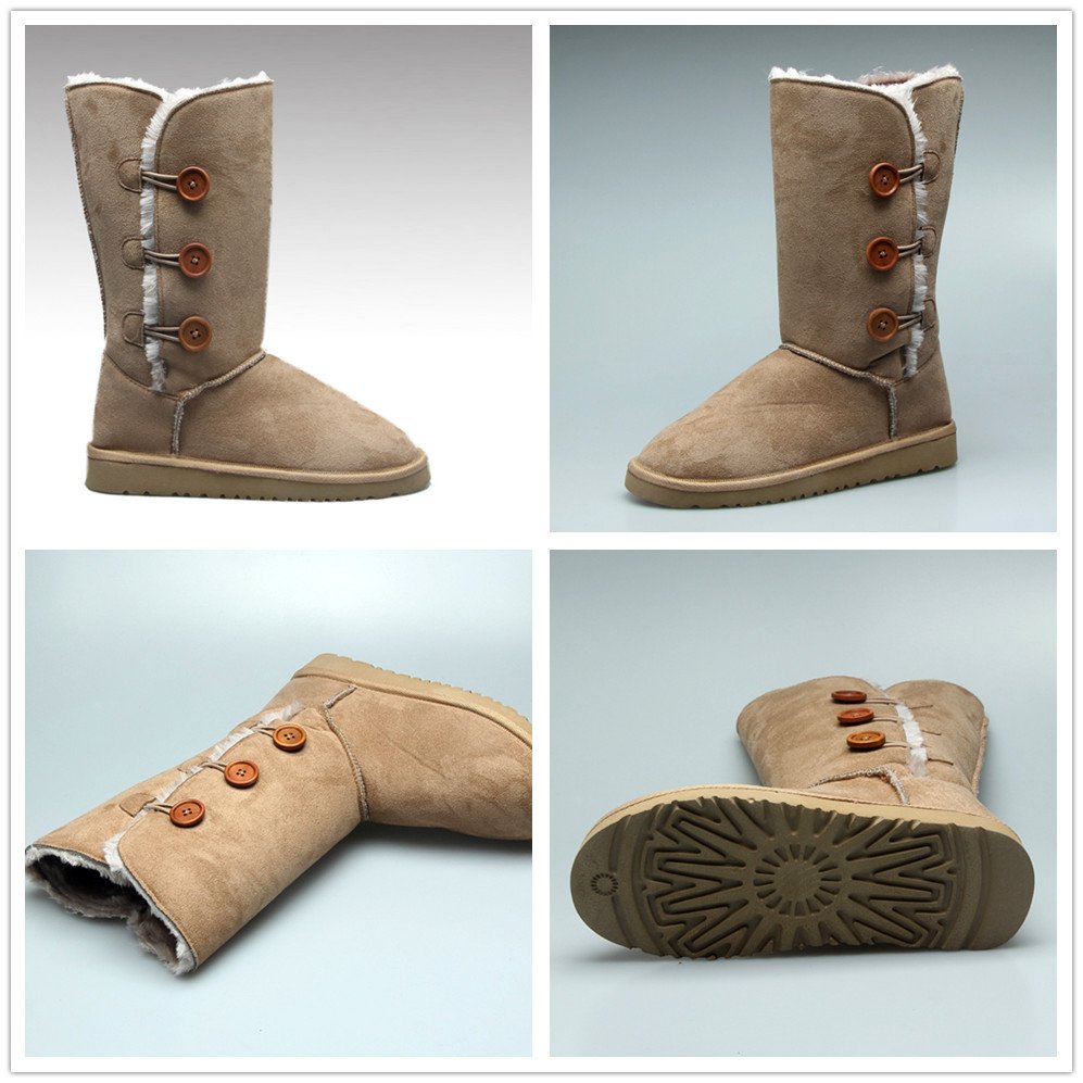 HC-158 Bailey Button Triplet elastic-band closures classic fashionable winter Ladies boots