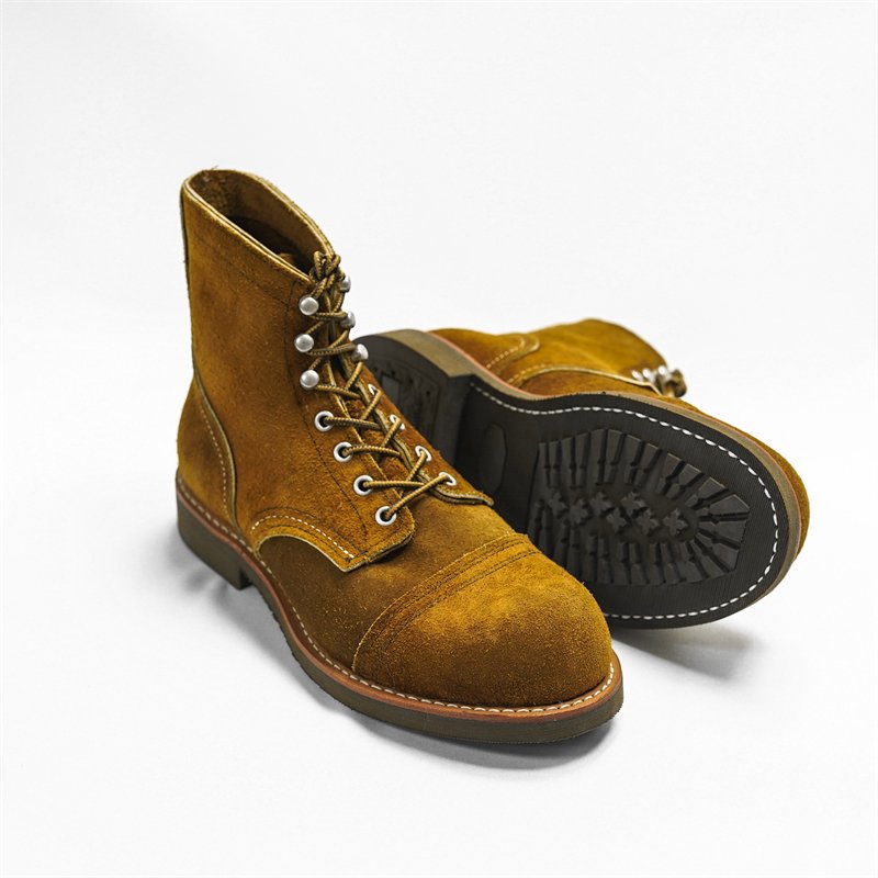 Hot sale Brown Man Boots Hitop High Quality Tresemme Botanique Genuine Leather Hiking Cowboy Boots Men