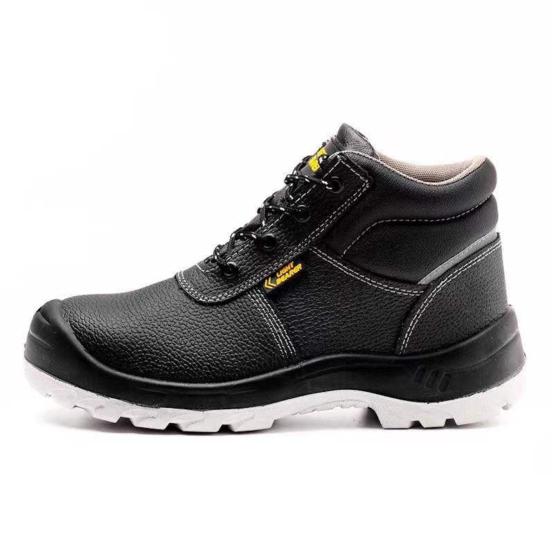 Genuine Leather Zapatos De Seguridad Steel Toe Safety Work Shoes Boots For Men