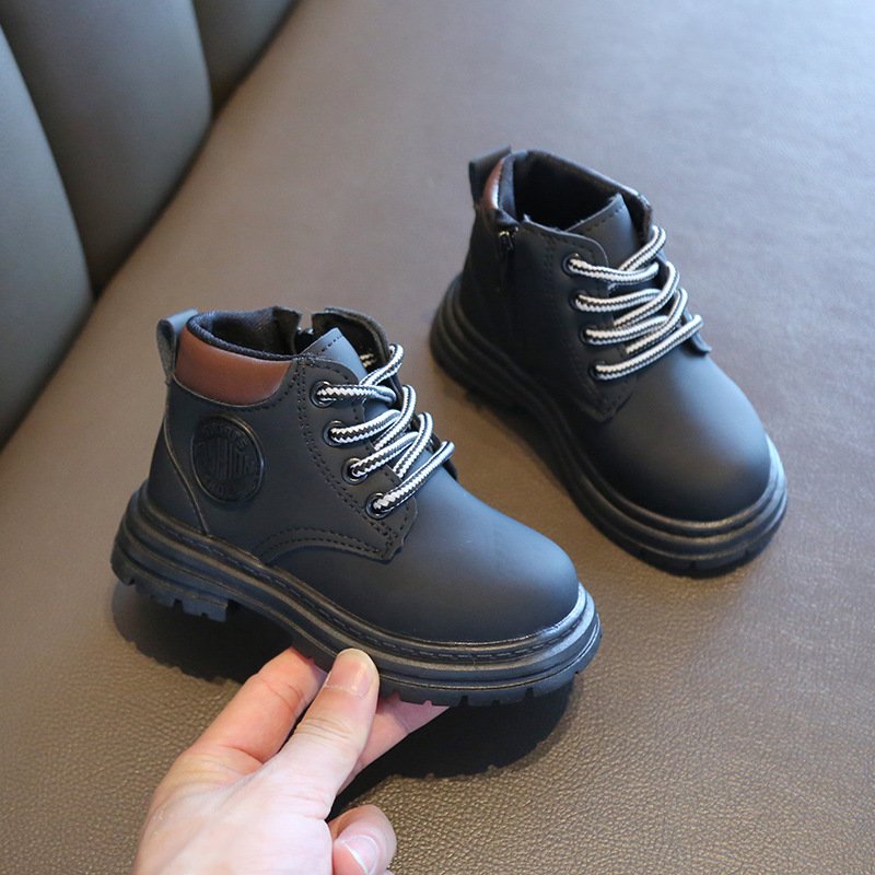 Conyson rts hot sale winter Korean fashion design child Non-slip boot kid boy girl Outdoor snow walking warm boot shoes