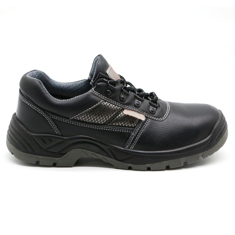 ENTE SAFETY Low cut embossed split cow leather upper anti-smash waterproof cat work safety shoes for men