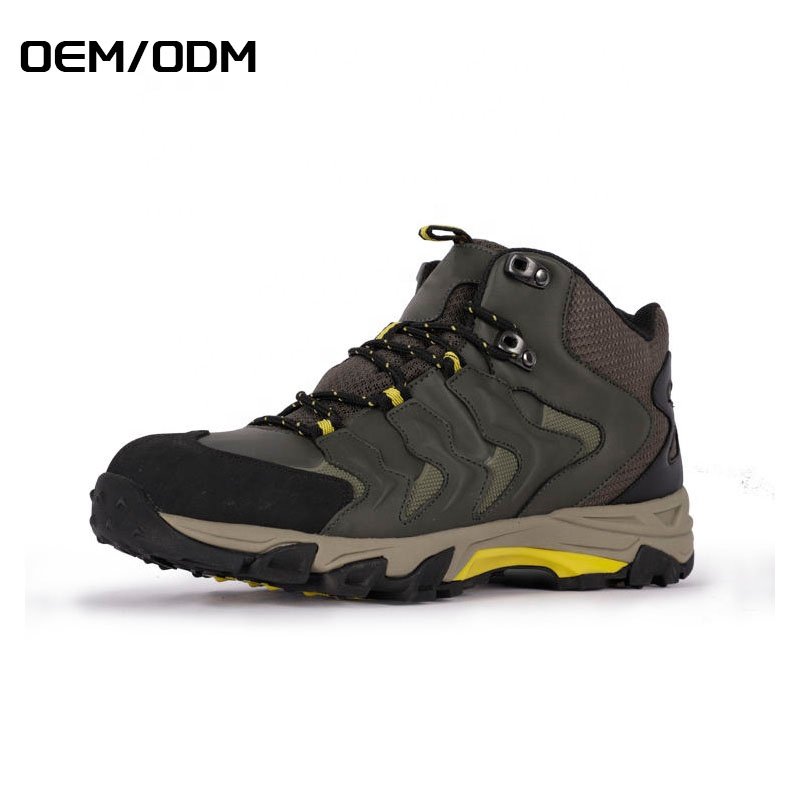 JIANER Latest Design Wholesale Custom Anti-Slippery Climbing Men Hiking Outdoor Boot Shoes