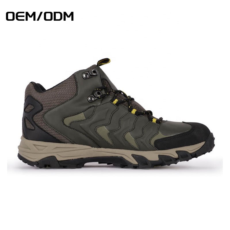 JIANER Latest Design Wholesale Custom Anti-Slippery Climbing Men Hiking Outdoor Boot Shoes