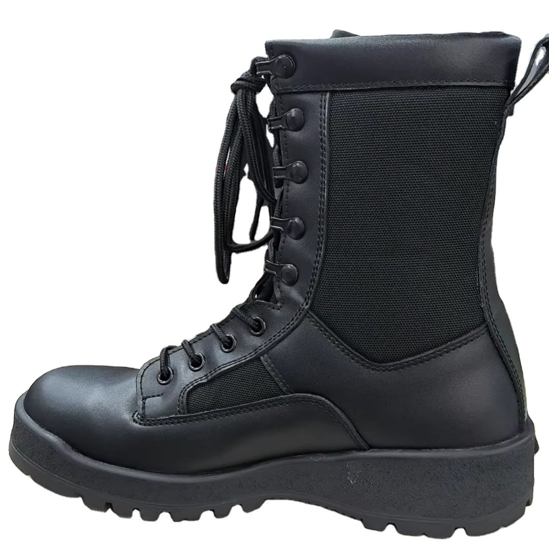Genuine leather tactical high quality outdoor training hiking boots
