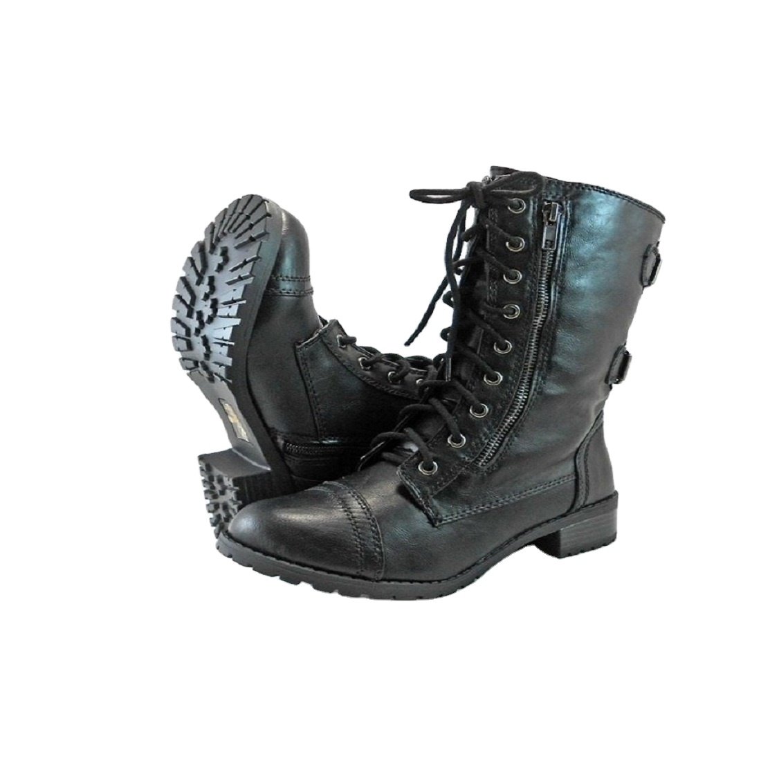 Tactical Boots Men Fashion Pu Leather Shoes Men Ankle Boots Footwear Male Casual Tactical Boot