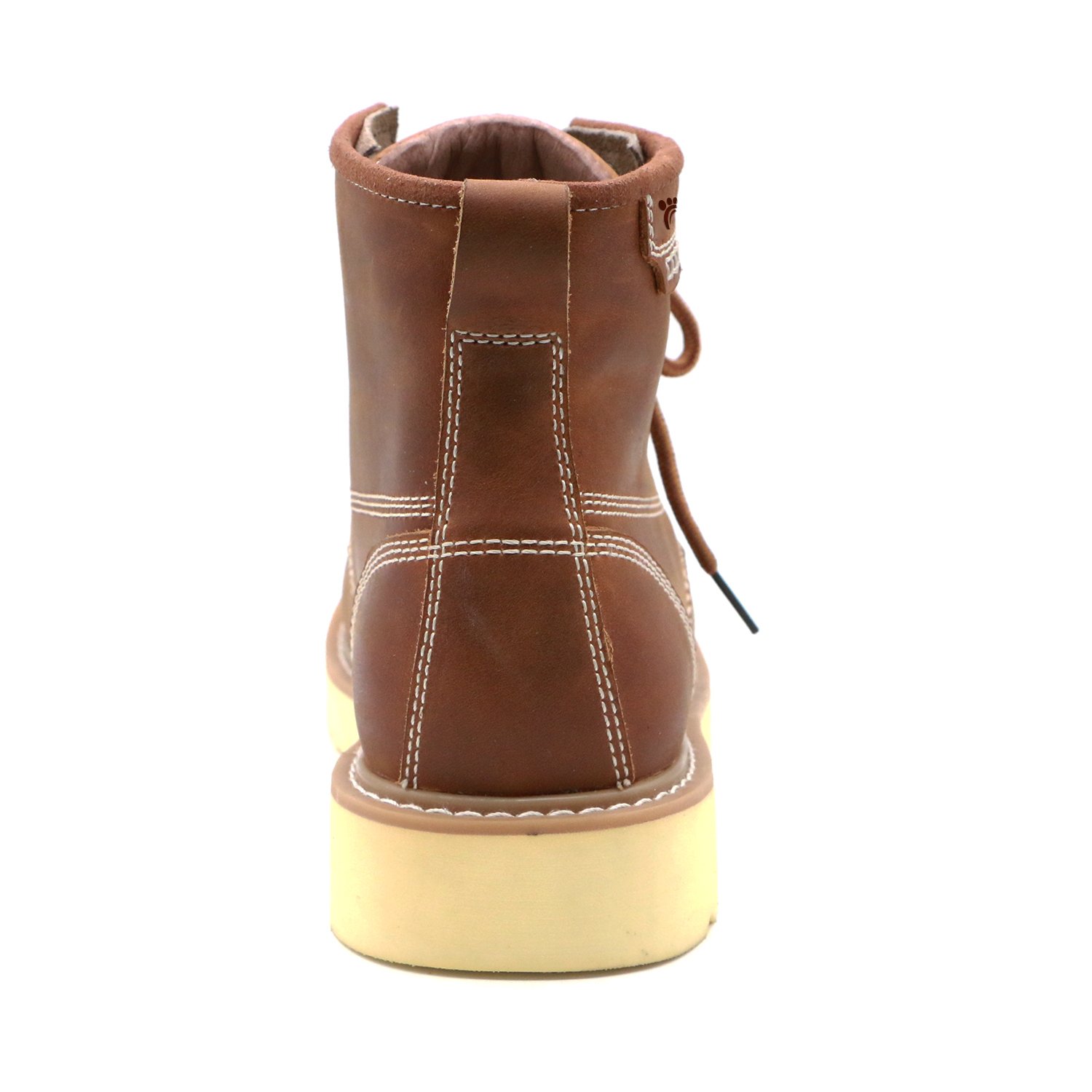 ENTE SAFETY Spot goods brown new design anti-slip anti-smash durable steel toe high cut steel toe work boots safety shoes