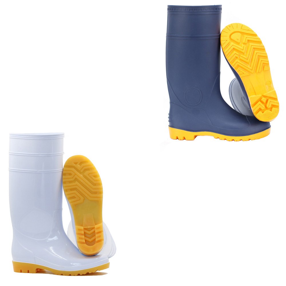 anti-oil unisex anti-slip unisex farming shoes wellington men pvc rain boots gum boots manufacturers cheap