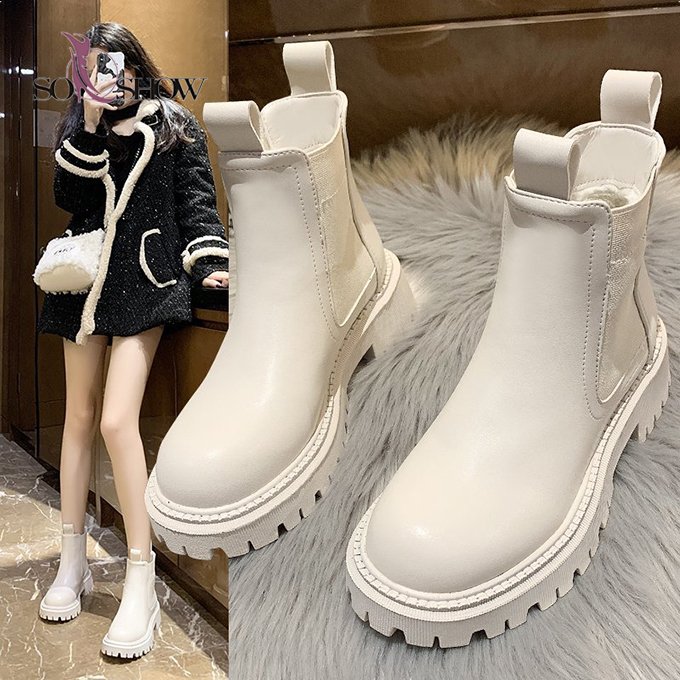Fashion Designer New Arrival Brand Women Chunky Boots Fashion Ladies Shoes Footwear Women's Platform Chelsea Boots