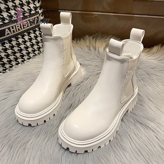 Fashion Designer New Arrival Brand Women Chunky Boots Fashion Ladies Shoes Footwear Women's Platform Chelsea Boots