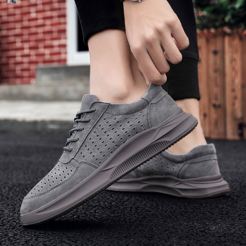 Breathable casual sports shoes new trend low-top boots for men retro personality casual sports shoes