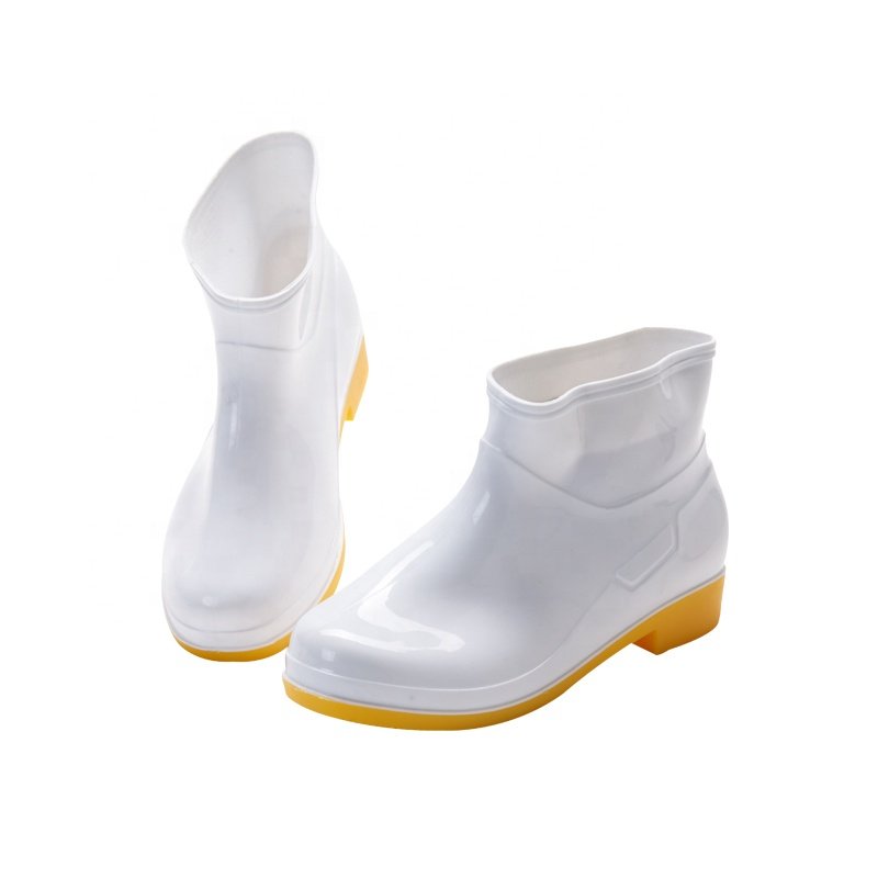 Shoes Boots Food Processing Industry Waterproof PVC Adult White Unisex Midi Women Shoes Summer Boots Winter Rain Boots Women TPR