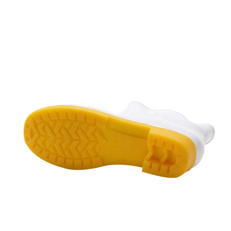 Shoes Boots Food Processing Industry Waterproof PVC Adult White Unisex Midi Women Shoes Summer Boots Winter Rain Boots Women TPR