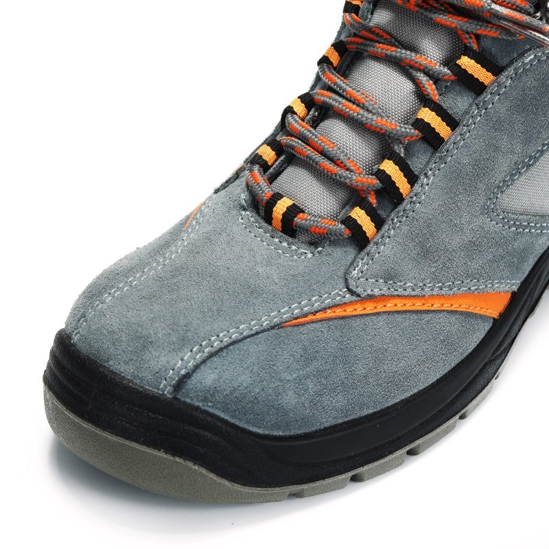Cow suede safety boot manufacturer shoes leather safety shoes men work boots safety boots with high quality
