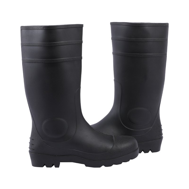 Steel toe PVC safety rain boots waterproof boot Boots to prevent puncture