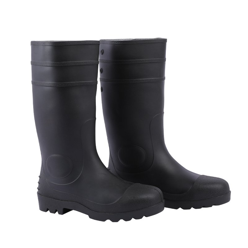 Steel toe PVC safety rain boots waterproof boot Boots to prevent puncture
