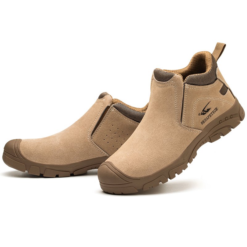 Diansen Hot Sale Custom Comfortable Soft Steel Toe Work Boots for Mens Womens Zapatos De Seguridad