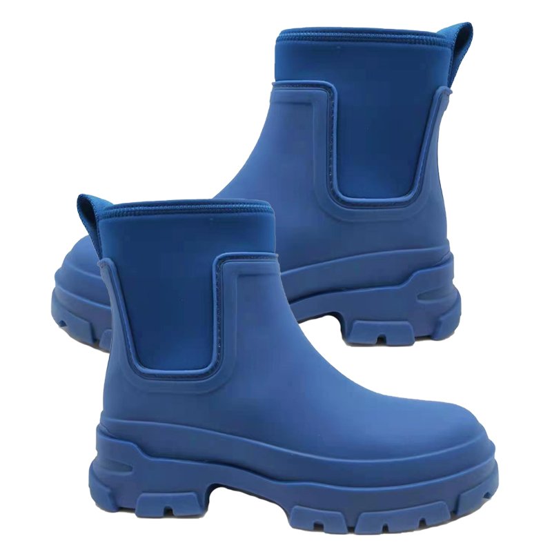 Short Safety Ladies Chelsea Anti-slip Gum Boot PVC Waterproof Outdoor Garden Rain Boots