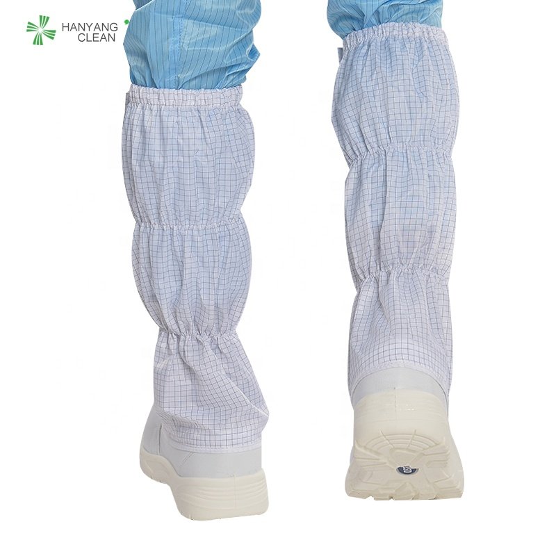 H-3535 PU sole esd antistatic dust proof shoes steel toe working safety boots