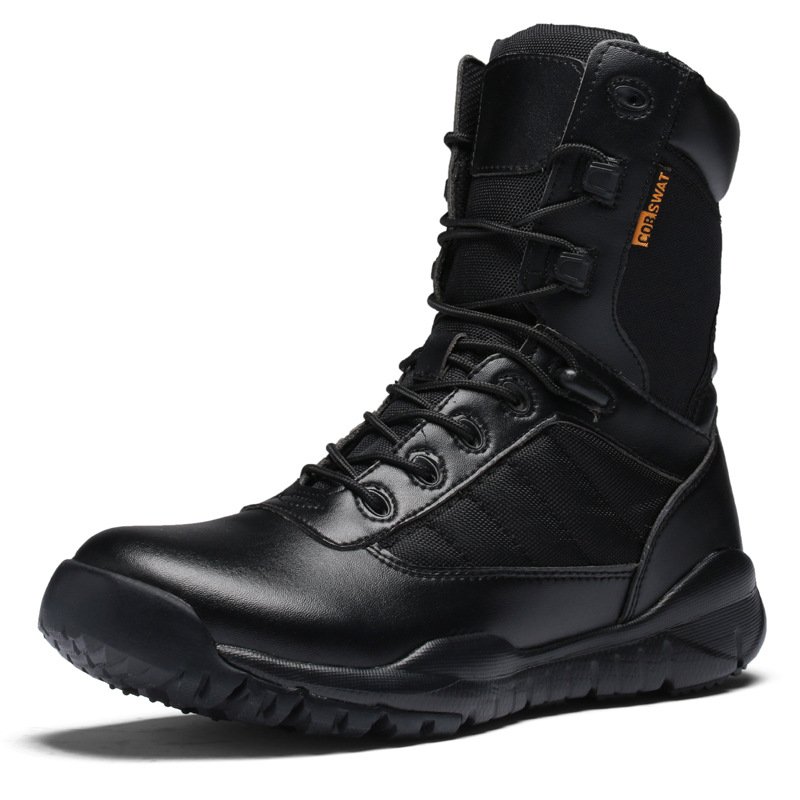 Men Desert Boots New Plus-size 47 Ultralight Tactical Boots Man Outdoor Black Flying Hiking Boots