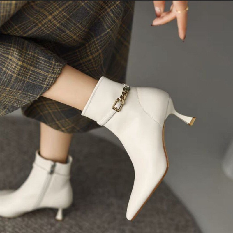 New Style Lower Price Custom Women Ankle Boots Luxury Women Ankle Boots Pointed Head Women Ankle Boots