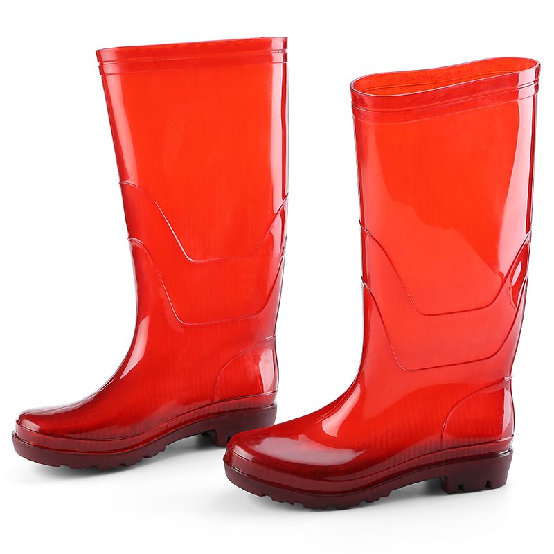 Wholesale Soft Texture Tall Cheap Waterproof Plastic Men Rain Gumboots PVC Boot for Rice