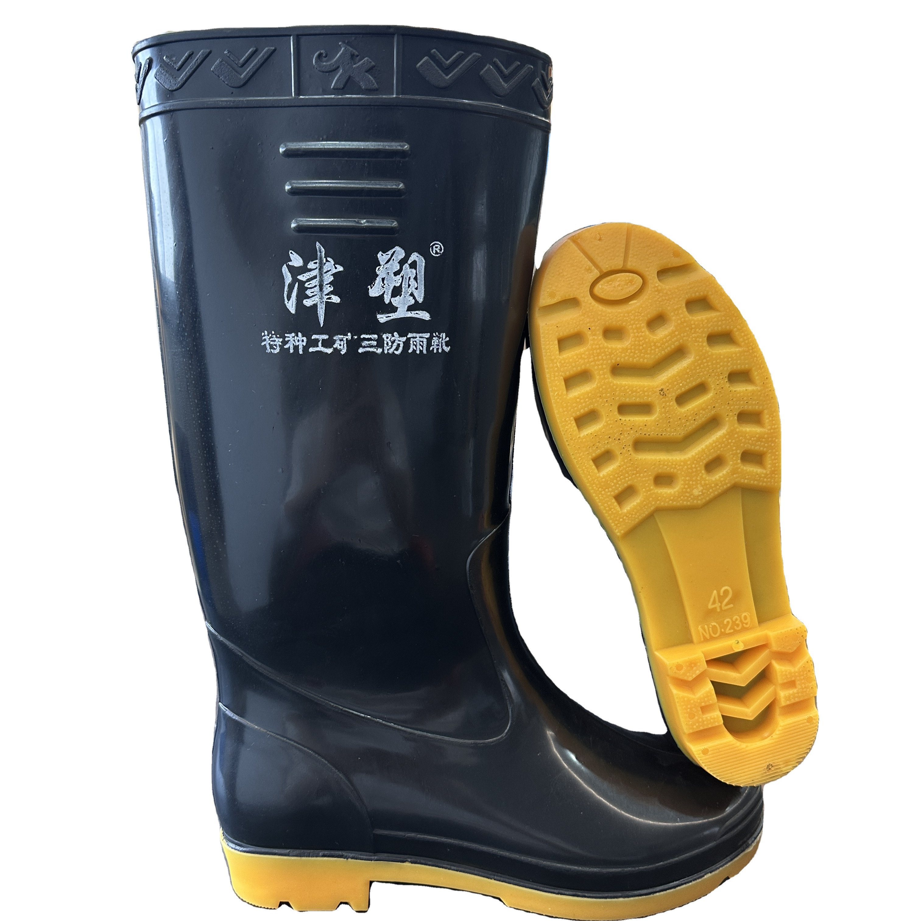Cheapest Wholesale Plastic Rubber Waterproof Arable Farmer shoes Men Rain Boots