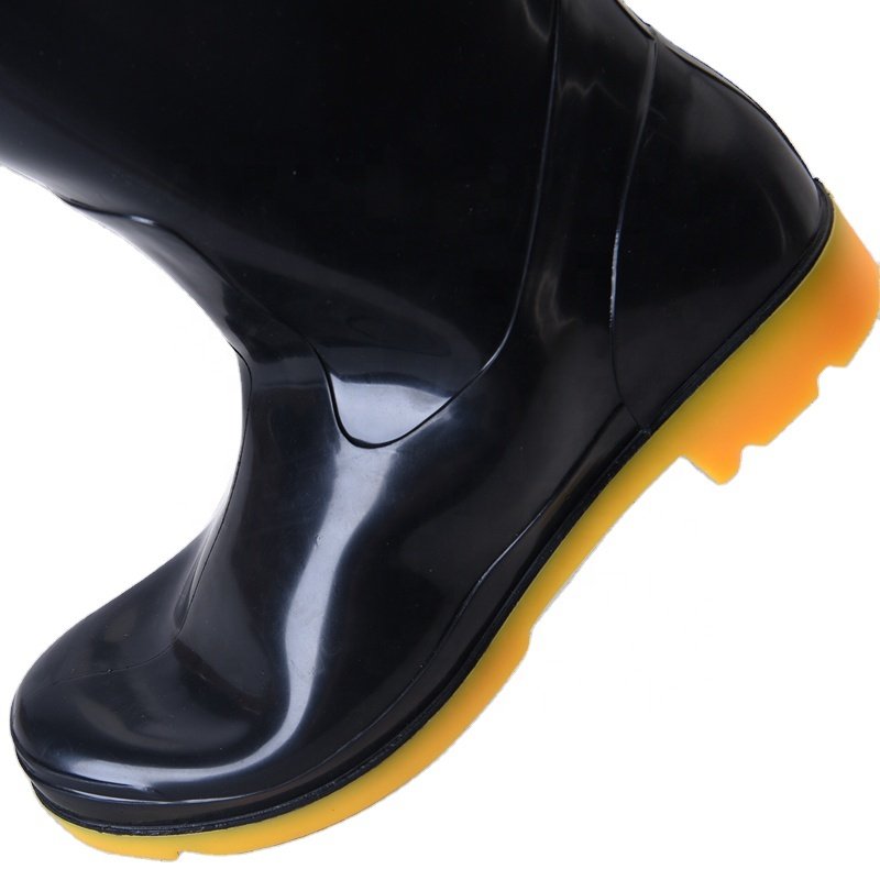 Cheapest Wholesale Plastic Rubber Waterproof Arable Farmer shoes Men Rain Boots