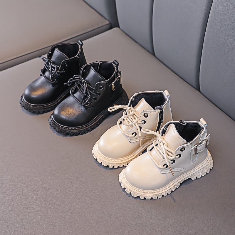 Men's tooling boots outdoor snow boots warm high-top casual shoes