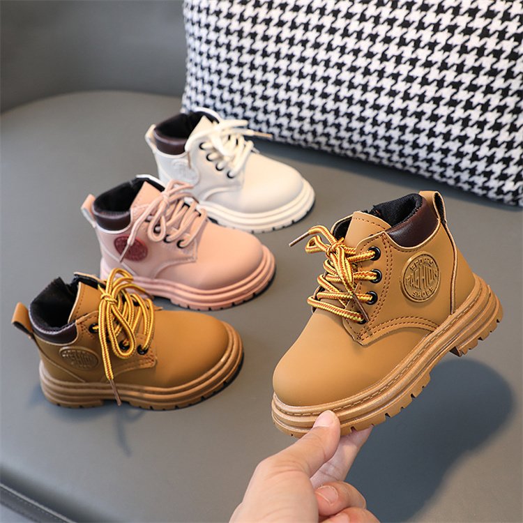 toddler boots waterproof ankle side zipper kids boots girls