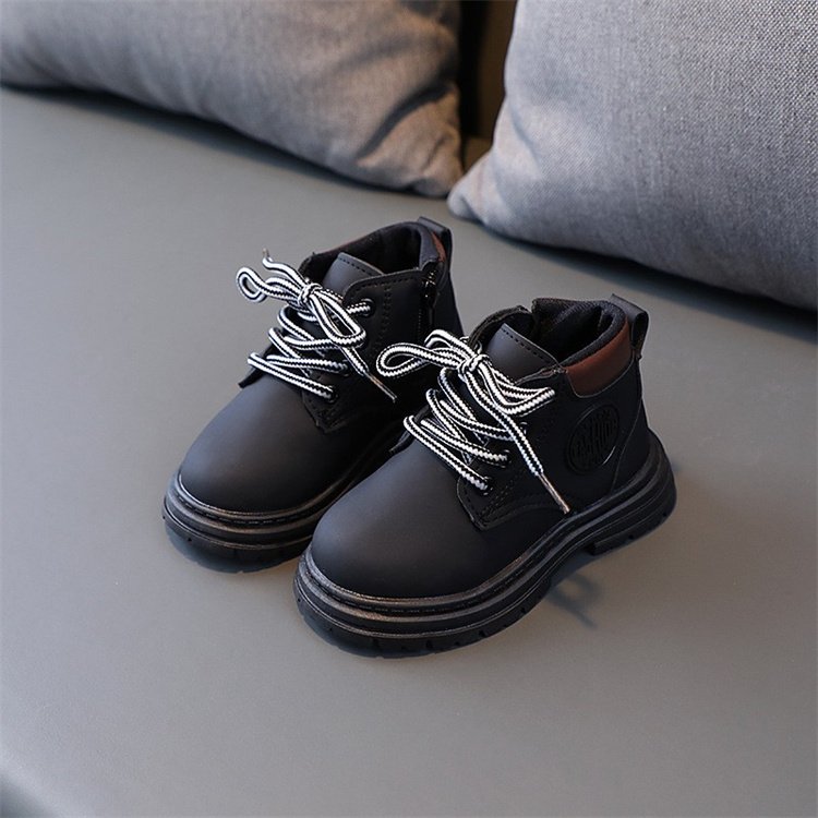 toddler boots waterproof ankle side zipper kids boots girls