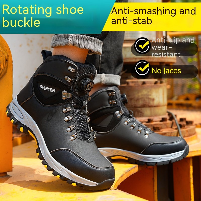 AMAWEI safety shoes indestructible Steel Toe boots Industrial Safety Work Boots D827