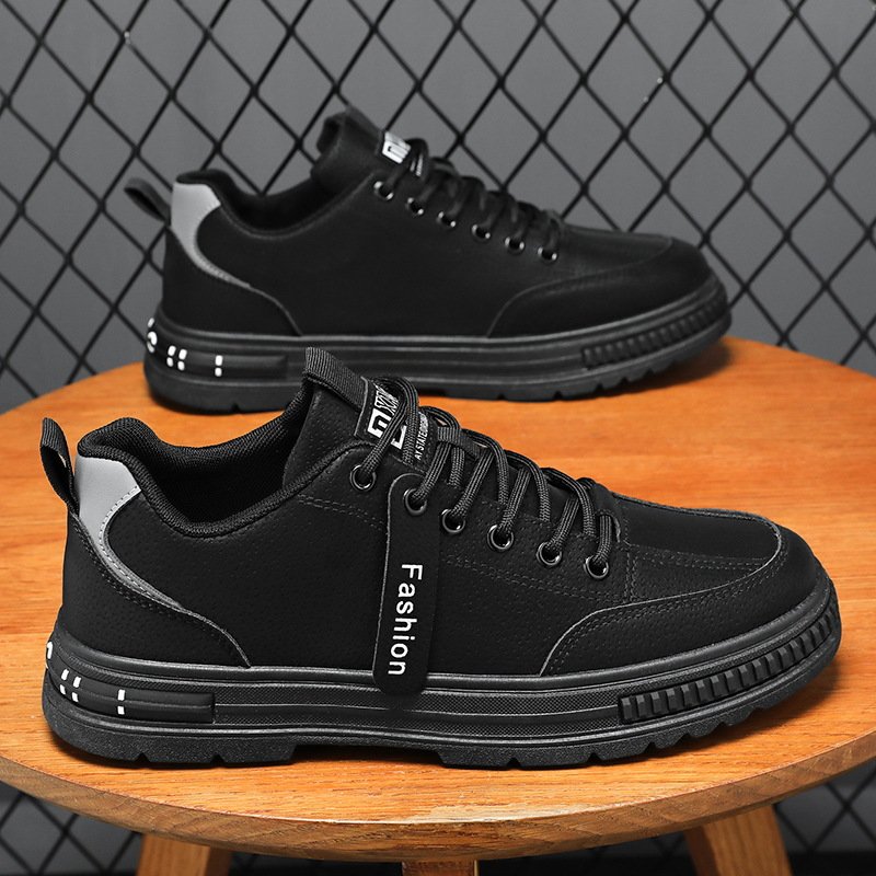 Newest Fashion Anti Slip Man Work Boots British Style Versatile Casual Sports Low Top Board Shoes for Men