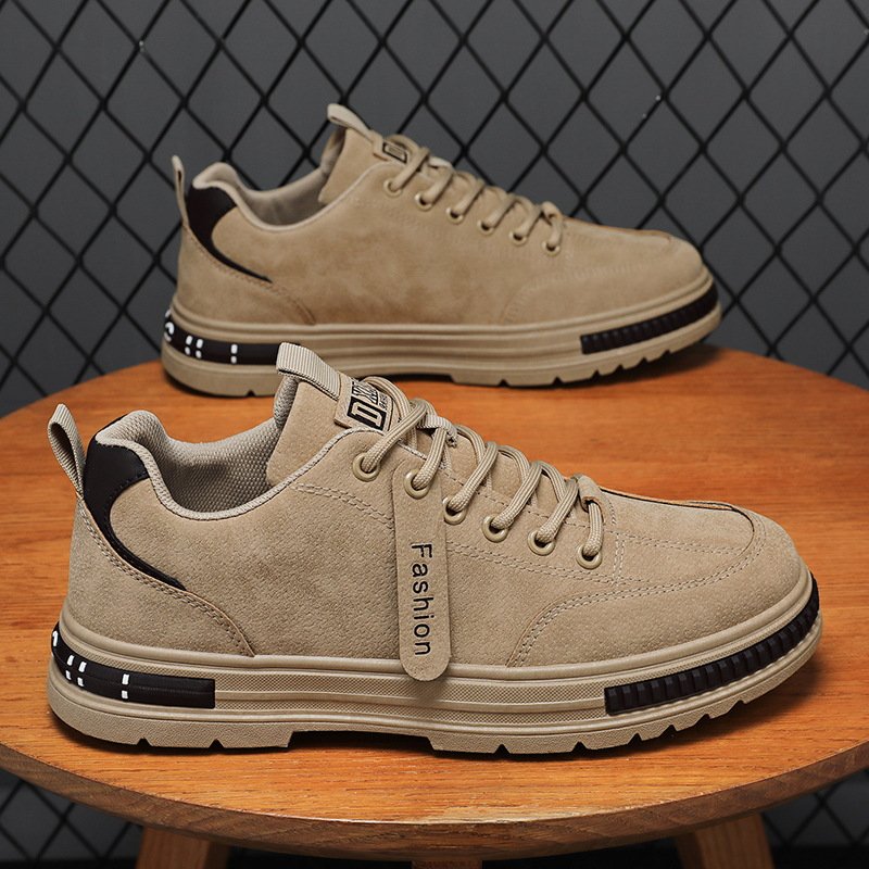 Newest Fashion Anti Slip Man Work Boots British Style Versatile Casual Sports Low Top Board Shoes for Men