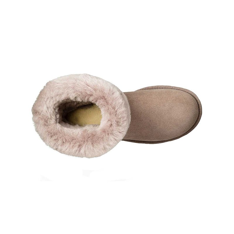 Wholesale designer waterproof lift able collar women winter boots keep warm fur snow boots for female