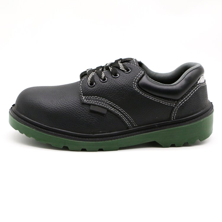 MaxiPact Unisex Safety Work Boots Black Iron Toe Genuine Leather PU Outsole Double Density Injection Outdoor Winter All Seasons