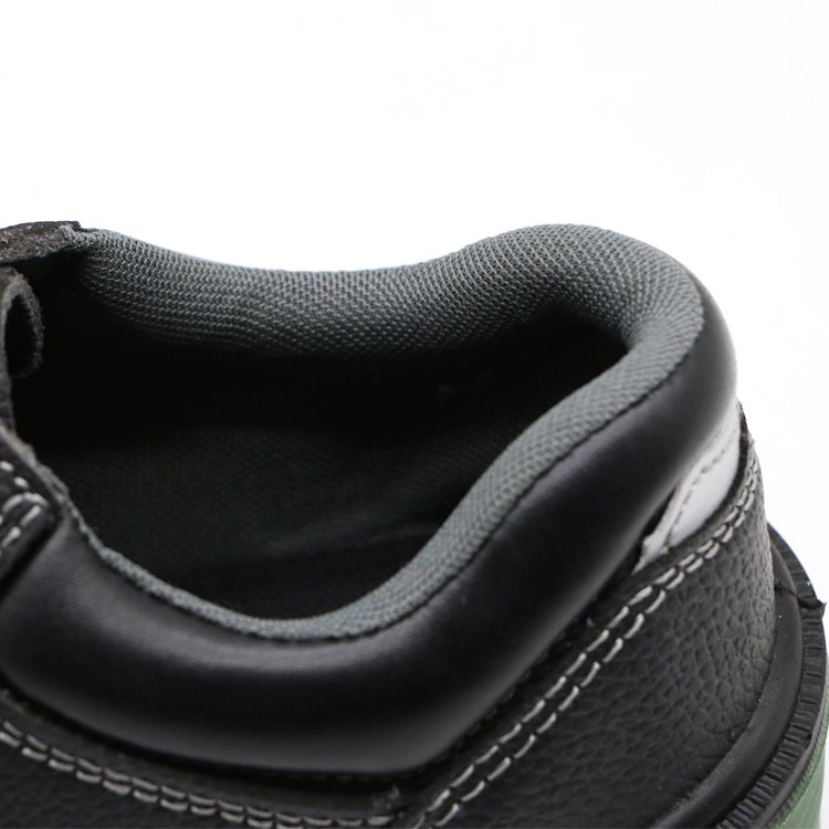 MaxiPact Unisex Safety Work Boots Black Iron Toe Genuine Leather PU Outsole Double Density Injection Outdoor Winter All Seasons